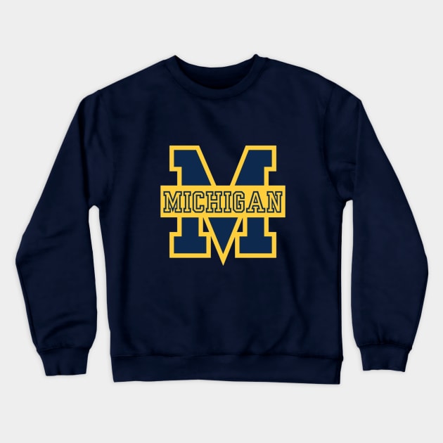 Michigan National Champions Crewneck Sweatshirt by Alexander S.